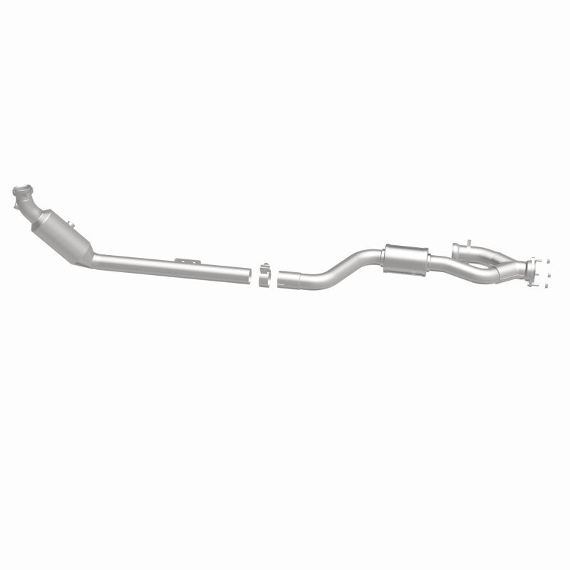 MagnaFlow 551264 carb direct-fit catalytic converter, side view of the turntable spin