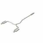 BRExhaust 106-0459 direct-fit exhaust kit, rear view of the turntable spin