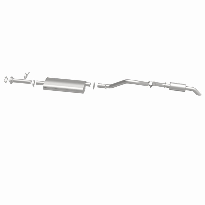 BRExhaust 106-0738 direct-fit exhaust kit, side view of the turntable spin