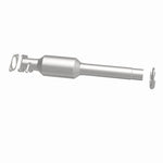 MagnaFlow 459408 carb direct-fit catalytic converter, side view of the turntable spin