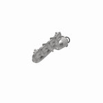 MagnaFlow 4551071 carb manifold converter, opposite side view of the turntable spin