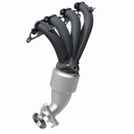 MagnaFlow 4583327 carb manifold converter, rear view of the turntable spin