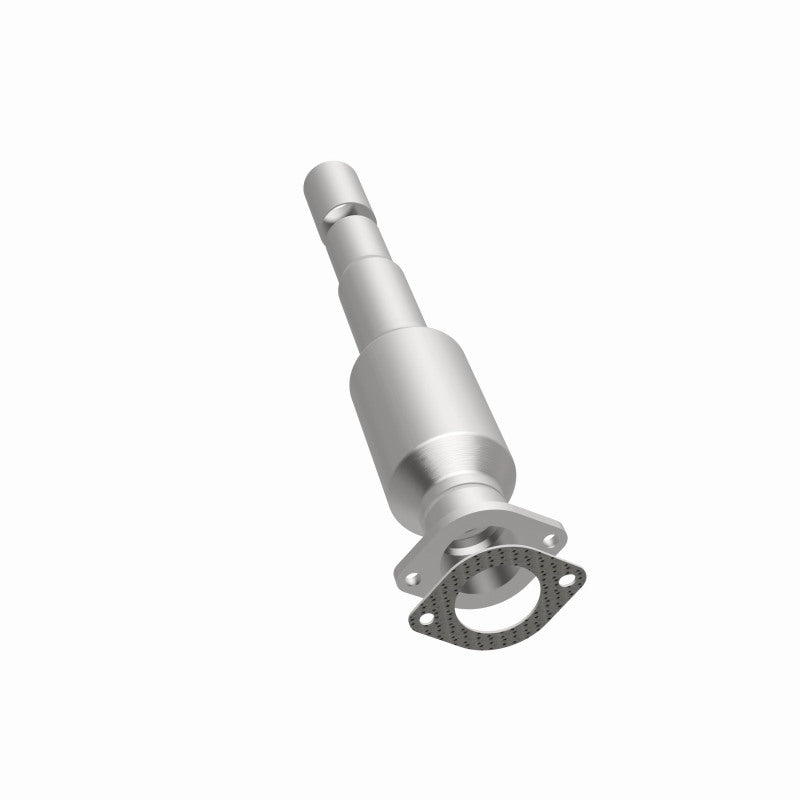 MagnaFlow 5571145 carb direct-fit catalytic converter, opposite side view of the turntable spin