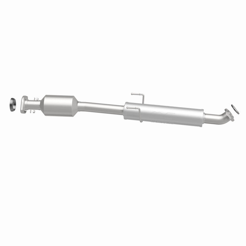 MagnaFlow 52547 oem grade direct-fit catalytic converter, side view of the turntable spin