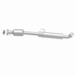 MagnaFlow 52547 oem grade direct-fit catalytic converter, side view of the turntable spin