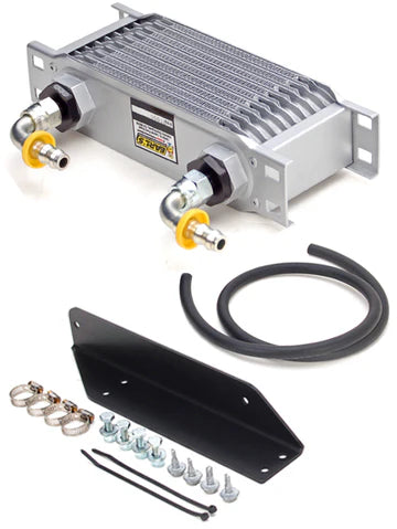 wide view of Stillen Power Steering Cooler Kit for Nissan 370Z [Z34] / Infiniti G37, Q40, Q60 2008-2015 with white background