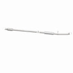 MagnaFlow 5561542 carb direct-fit catalytic converter, side view of the turntable spin