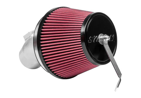 Close-up front view of Stillen Hi-Flow Air Intake Kit [L33] for Nissan Altima Coupe 2.5L / Nissan Altima Sedan (2007-2013) with white background