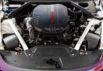 Wide view of Stillen Hi-Flow Air Intake Kit - Oil Filter for Kia Stinger AWD/RWD [3.3TT] (2018-2019) fitted inside a car