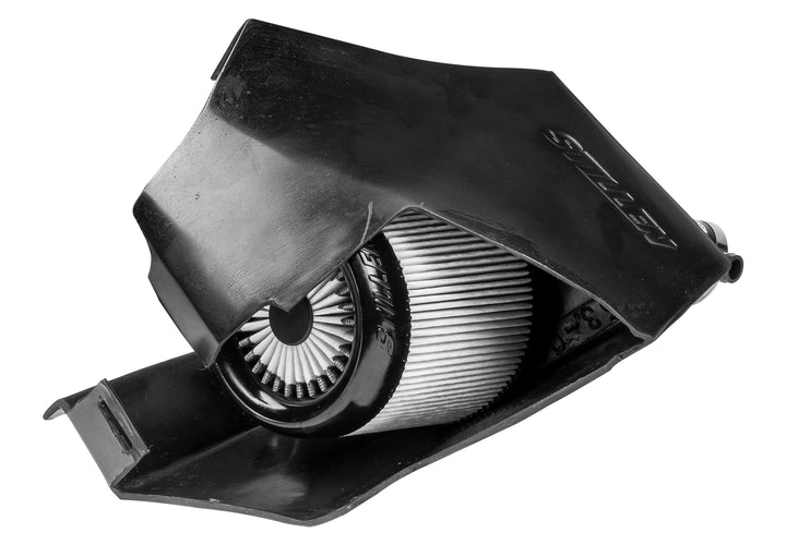 Close-up Shot of Stillen Gen 2 Air Intake Kit [V37] - Dry Filter for Infiniti Q50 2014-2015 with white background