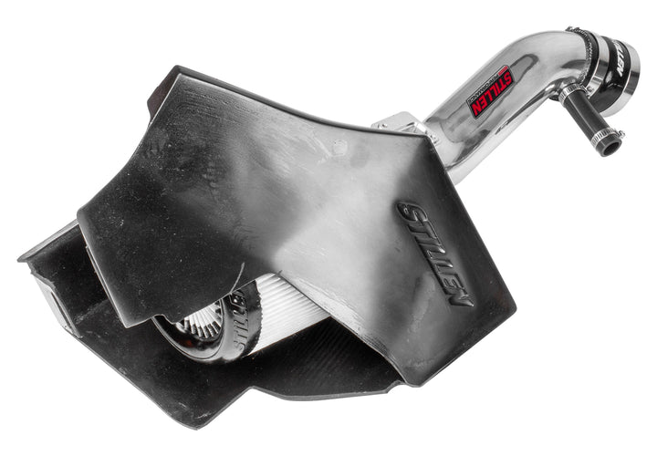 Close-up Shot of Stillen Gen 2 Air Intake Kit [V37] - Dry Filter for Infiniti Q50 2014-2015 with white background