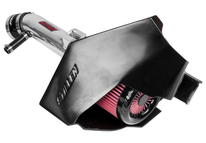 wide shot view of Stillen Gen 2 Air Intake Kit [V37] - Oiled Filter for Infiniti Q50 [2014-2015] with white background