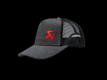 Akrapovic Logo Trucker Cap - Ash Grey / Black Mesh