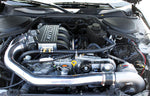 wide view of Stillen Supercharger Tuned System [Polished] for Infiniti Q50 2014-2015 fitted inside a car