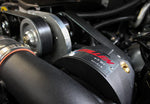 Close view of Stillen Supercharger Tuned System [Black] for Infiniti G37 Coupe / Infiniti Q60 2008-2014 fitted inside a car