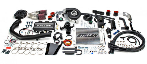 Wide view of Stillen Supercharger Tuner Kit [Black] for Nissan 370Z [Z34] Nismo 2009-2011 with white background