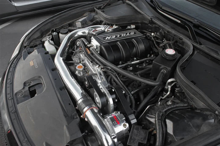 wide view of Stillen Supercharger Tuner Kit [Satin] for Infiniti Q50 2014-2015 fitted inside a car