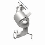 MagnaFlow 5551161 carb manifold converter, opposite rear three-quarter view of the turntable spin