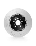 G8X rear rotor showing slotted friction surface