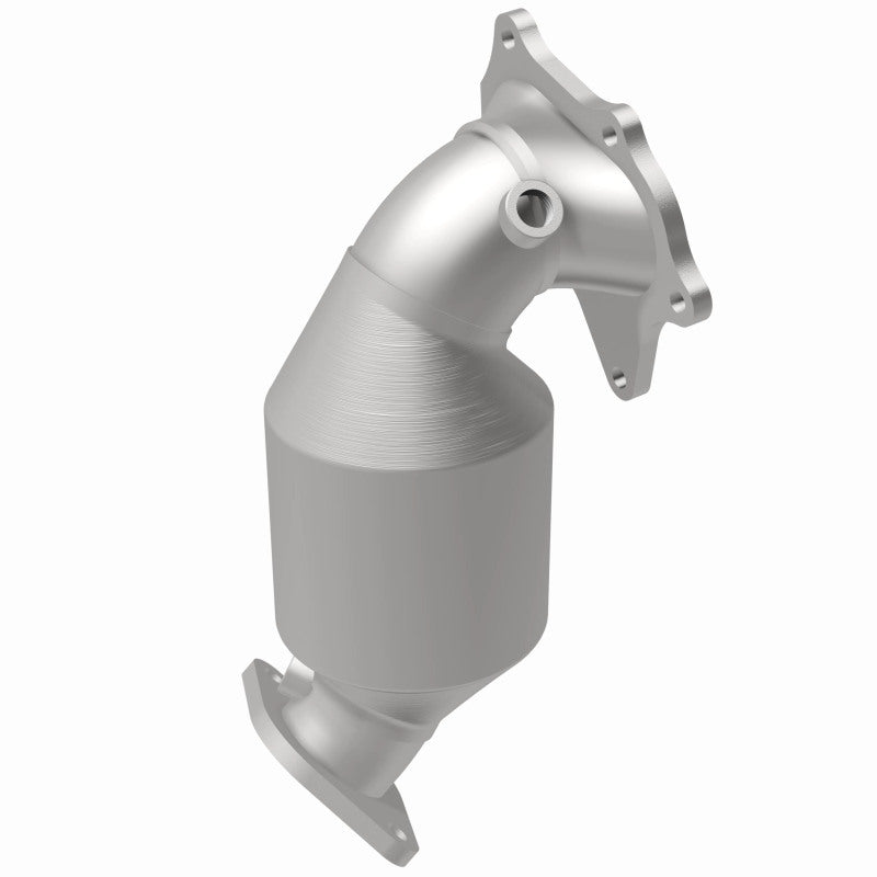 MagnaFlow 5411770 carb direct-fit catalytic converter, rear view of the turntable spin