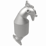 MagnaFlow 5411770 carb direct-fit catalytic converter, rear view of the turntable spin