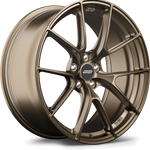 Bronze finished alloy wheel with Y-spoke design and five-bolt mounting pattern displayed at three-quarter angle - APEX Wheels wheel for 20x9.5 ET38 5x128 - Satin Bronze