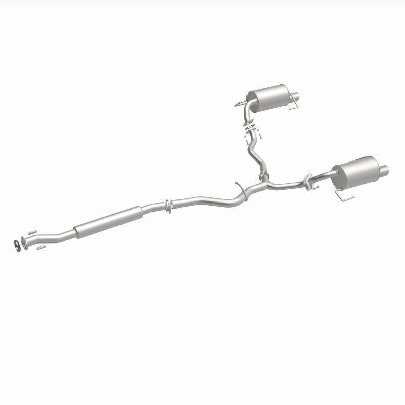 BRExhaust 106-0069 direct-fit exhaust kit, front three-quarter view of the turntable spin