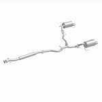 BRExhaust 106-0069 direct-fit exhaust kit, front three-quarter view of the turntable spin