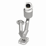 MagnaFlow 5411911 carb direct-fit catalytic converter, side view of the turntable spin