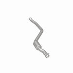 MagnaFlow 52238 oem grade direct-fit catalytic converter, rear three-quarter view of the turntable spin
