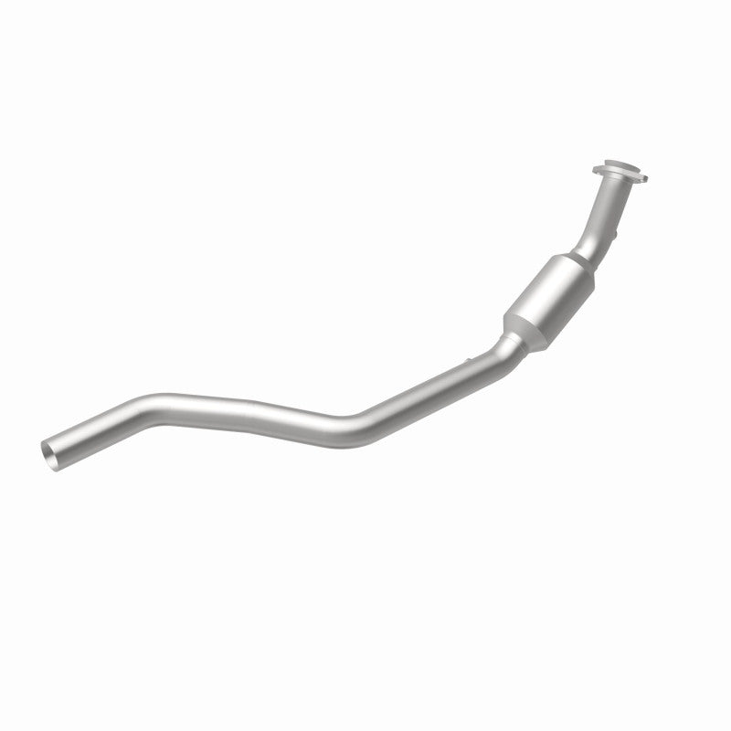 MagnaFlow 4481468 carb direct-fit catalytic converter, rear view of the turntable spin