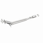 MagnaFlow 51360 oem grade direct-fit catalytic converter, front three-quarter view of the turntable spin