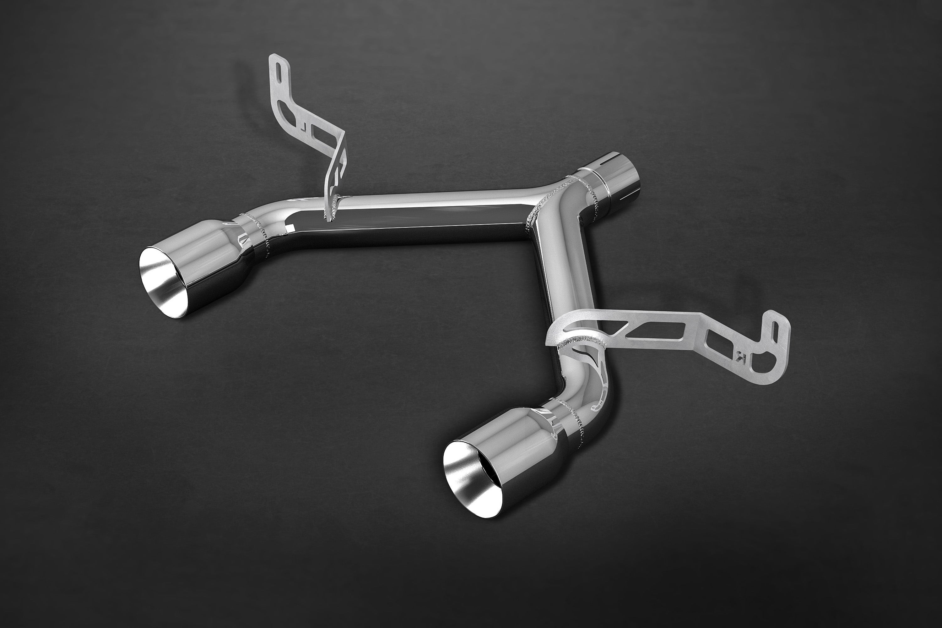 Capristo Alfa Romeo 4C free flow exhaust, Y-pipe and twin tips