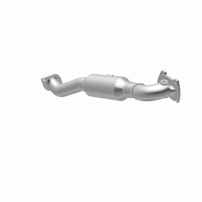 MagnaFlow 5551999 carb manifold converter, opposite rear three-quarter view of the turntable spin