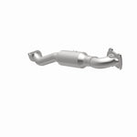 MagnaFlow 5551999 carb manifold converter, opposite rear three-quarter view of the turntable spin