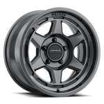 Method MR708 Bead Grip 17x8.5 / 0mm Offset / 5x5 BP / 71.5mm CB - Gloss Titanium