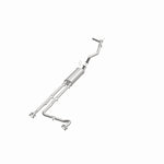 BRExhaust 106-0742 direct-fit exhaust kit, opposite front three-quarter view of the turntable spin