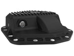 aFe POWER Pro Series Front Diff Cover Black w/ Machined Fins Ford F-250/350 23-26 (Dana M235)