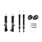 A front view of Coilovers (GK3) for Honda Fit 2015-2020 with white background