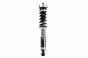A front view of BC Racing DS Series Coilovers for DDS (CV37/V37) for Infiniti Q50 / Q60 2014-2023 with white background
