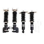 A front view of BC Racing BR Series Coilovers (N16/B15) for Nissan Sentra 2000-2006 with white background