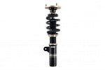A front view of BC Racing BR Series Coilovers (J50 AWD) for Infiniti EX35 2008-2012 with white background