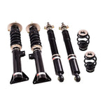 A front view of BC Racing BR Series Coilovers (E36) for BMW 3 Series 1992-1999 with white background