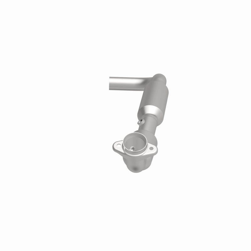 MagnaFlow 4583077 carb direct-fit catalytic converter, side view of the turntable spin