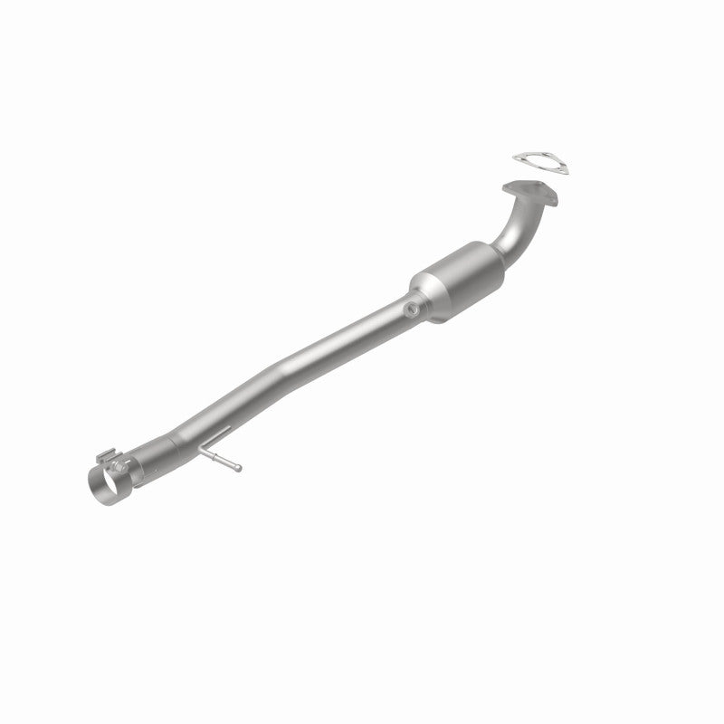 MagnaFlow 5451754 carb direct-fit catalytic converter, rear view of the turntable spin