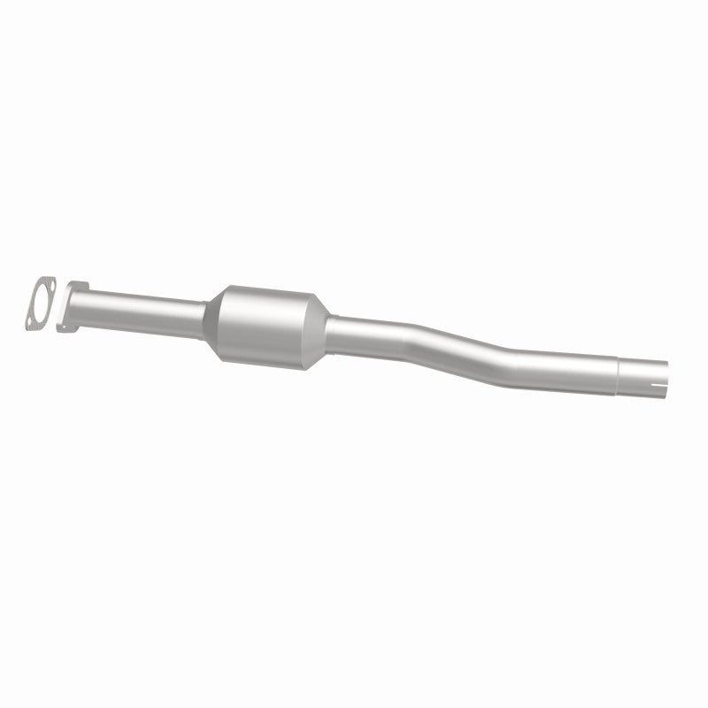 MagnaFlow 5592804 carb direct-fit catalytic converter, side view of the turntable spin