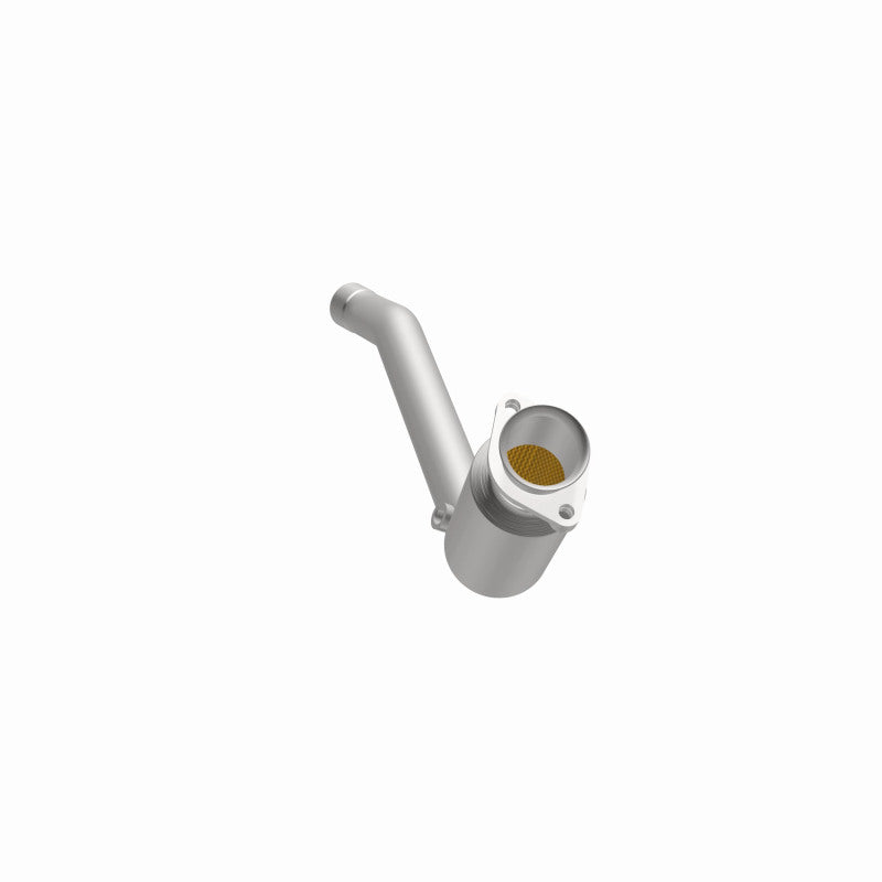MagnaFlow 5551531 carb direct-fit catalytic converter, opposite side view of the turntable spin
