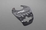 close view of Capristo Carbon Lock Cover (Matte) for Ferrari 458 Italia 2009-2015 with white background