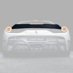 458 VX decklid spoiler, faded rear view