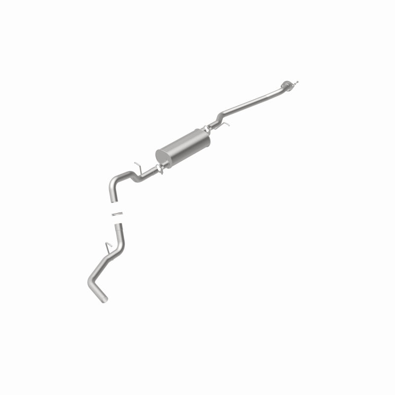 BRExhaust 106-0503 direct-fit exhaust kit, rear view of the turntable spin
